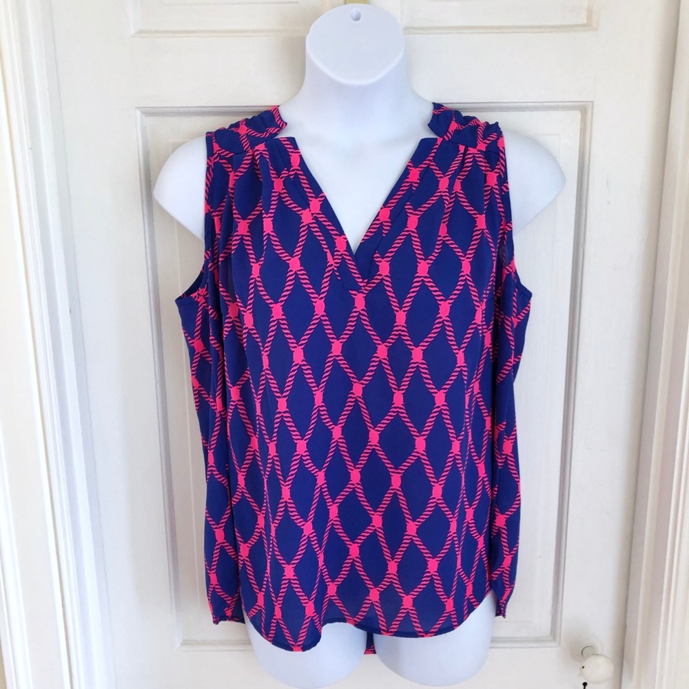 STITCH FIX 41Hawthorn Shalley Split Neck Blouse - Picture 2 of 7